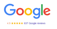 Over 600 Google Reviews